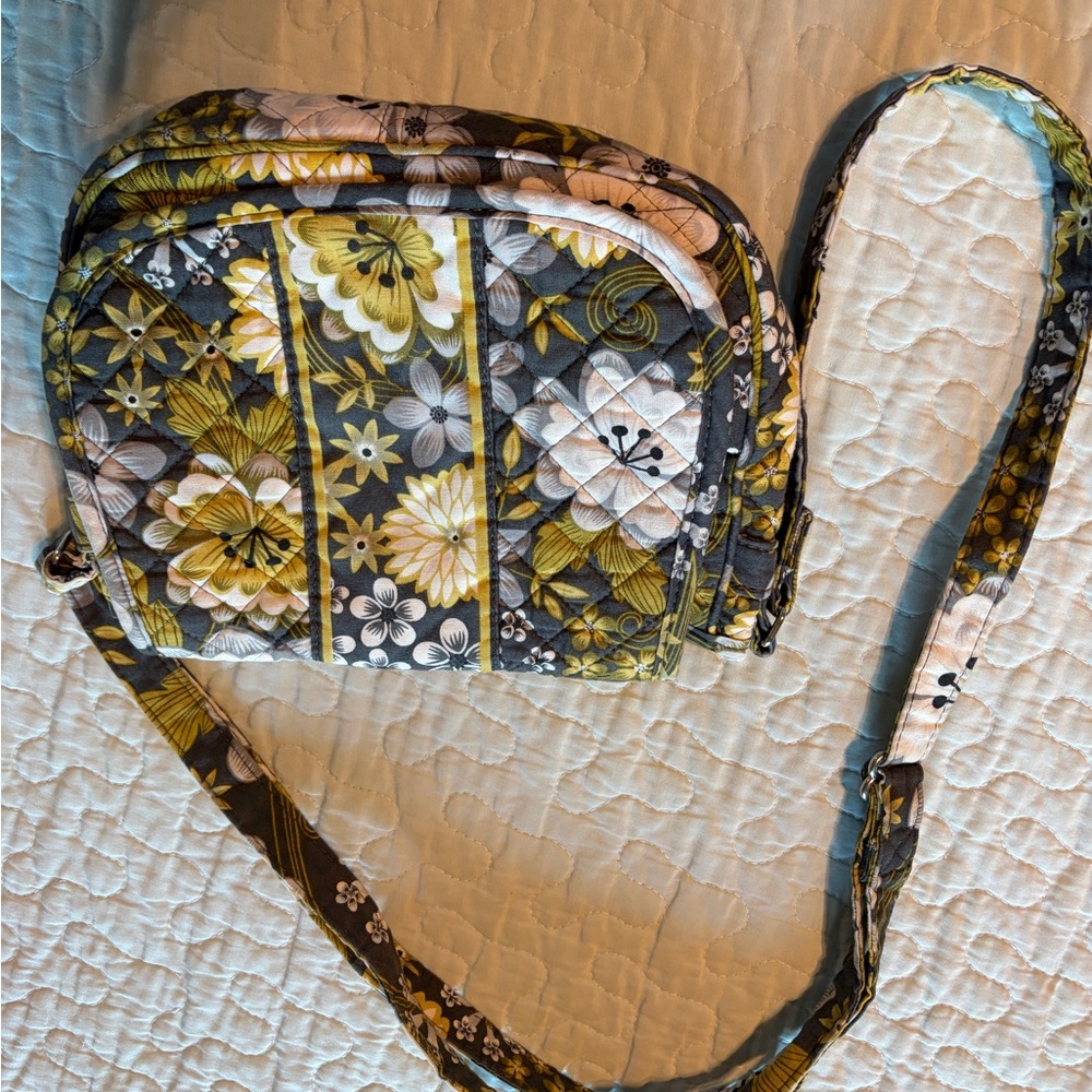 Floral Patterned Crossbody Bag